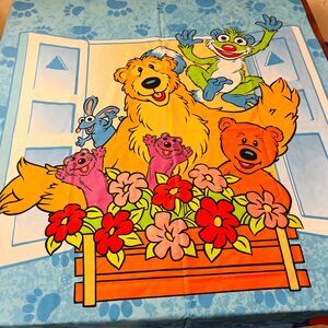 RARE Bear In the Big Blue House Duvet Cover 53"x77" UK Size Single Reversible